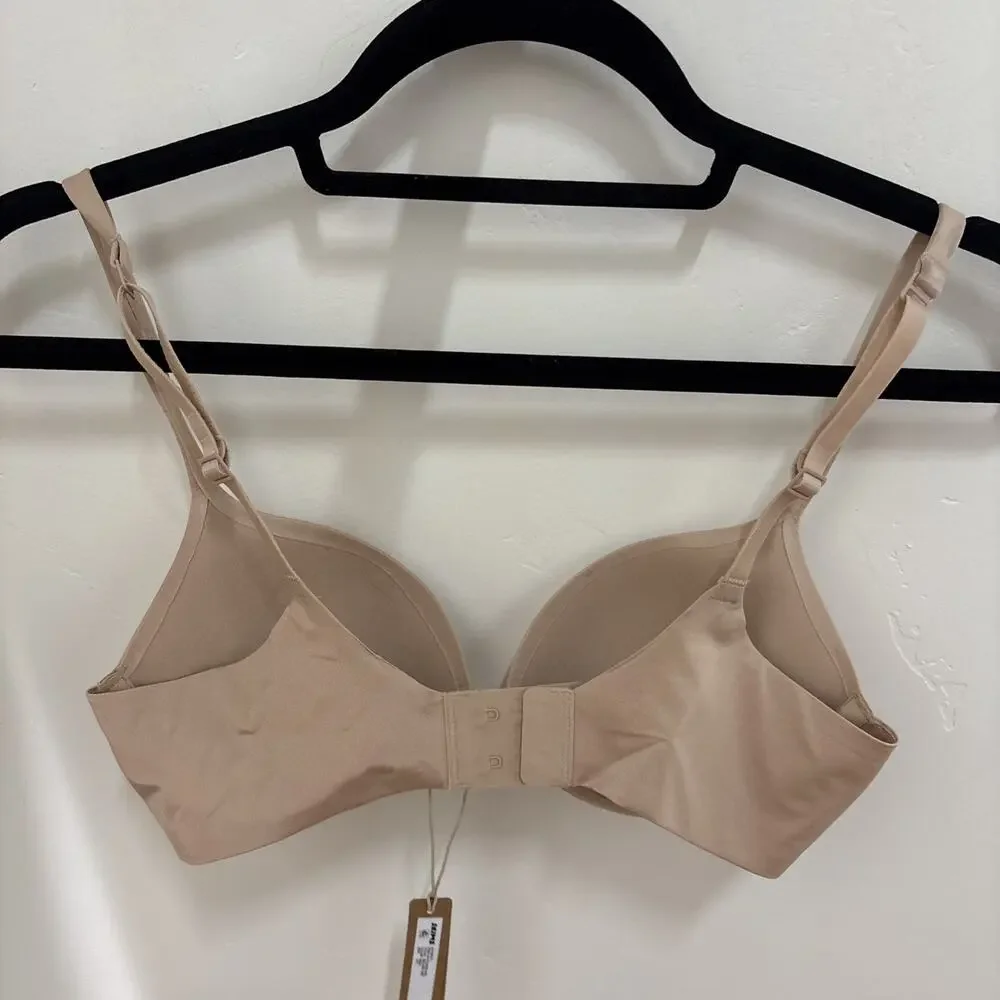 SKIMS‎ Ultimate Push Up Plunge Bra Mica 32C BR-UWR-1881 NWT